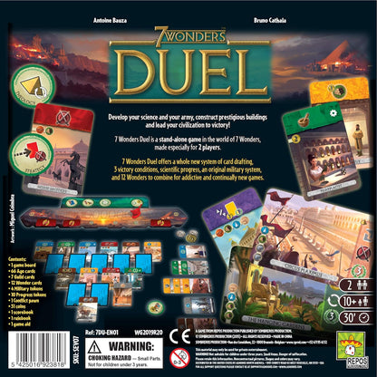 7 WONDERS - DUEL - WiredVillage Games - Repos Production