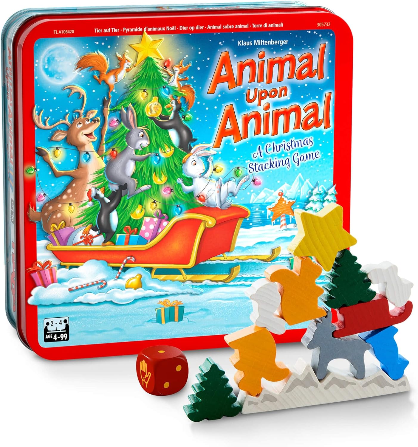 Animal Upon Animal: Christmas Edition - WiredVillage Games - HABA