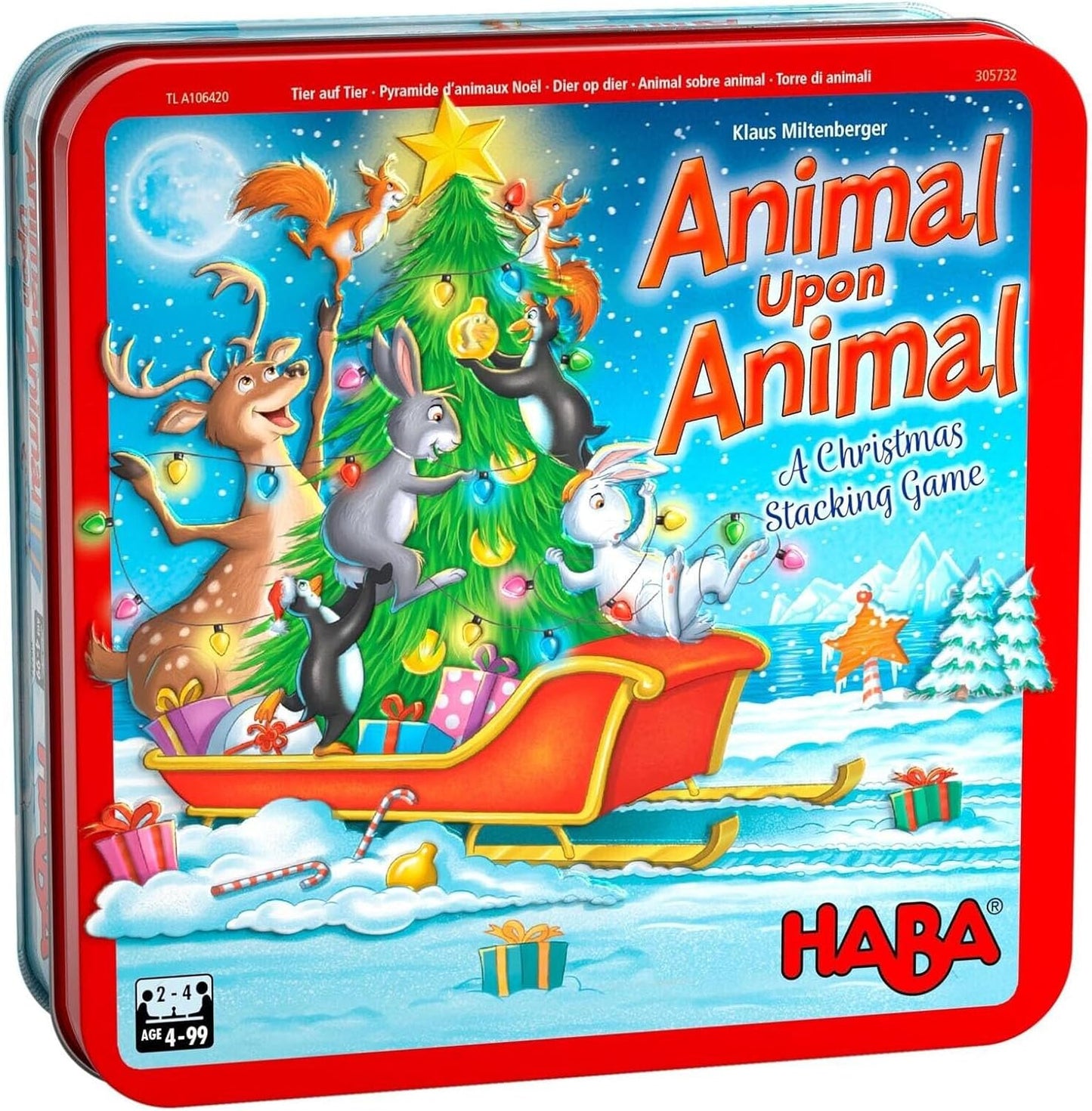 Animal Upon Animal: Christmas Edition - WiredVillage Games - HABA