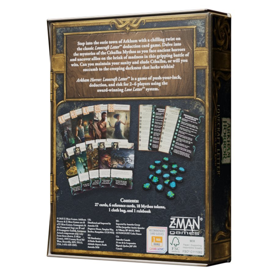 Arkham Horror: Lovecraft Letter - WiredVillage Games - Z - Man Games