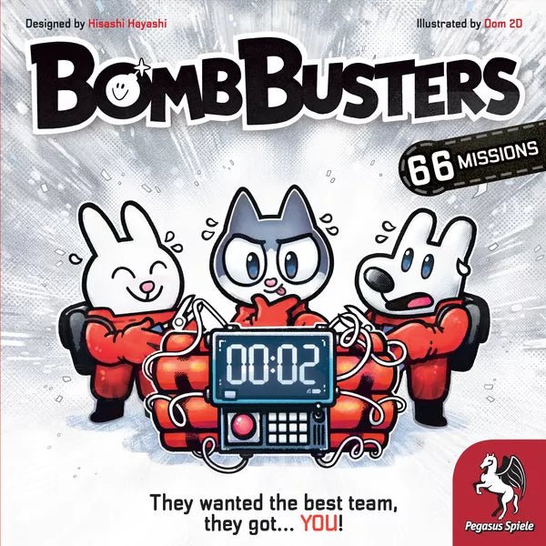 Bomb Busters - Explosive Dice Game of Bluff and Strategy - WiredVillage Games - Pegasus Spiele