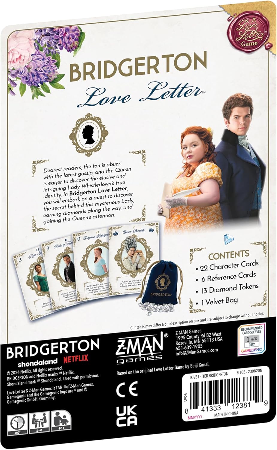 Bridgerton Love Letter - WiredVillage Games - Z - Man Games
