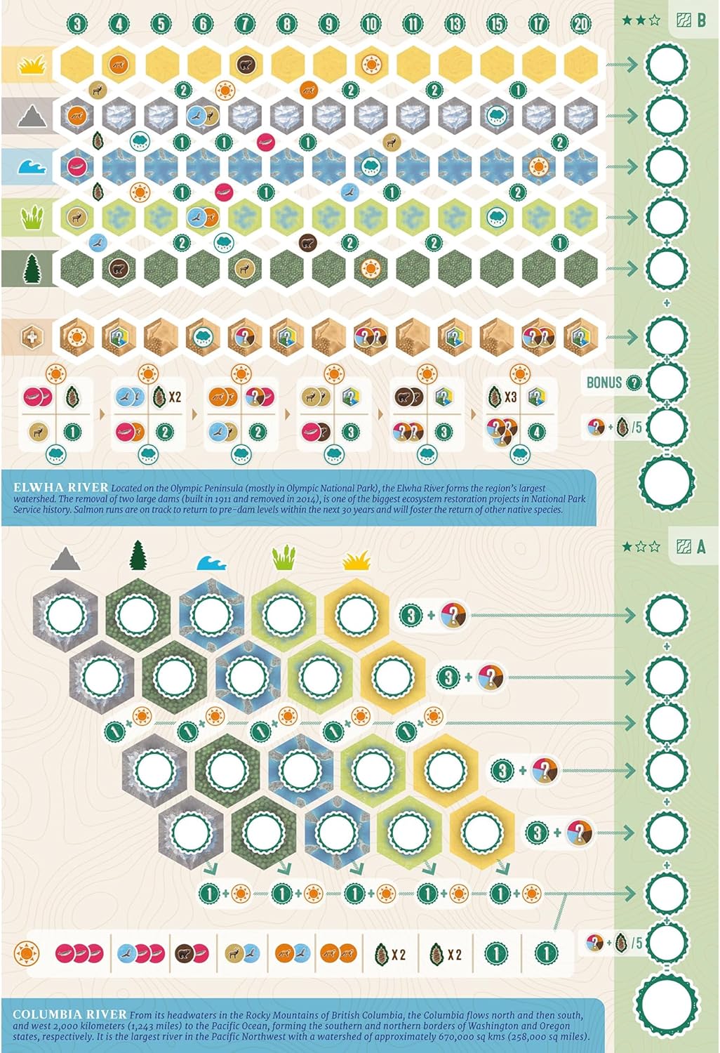 Cascadia Rolling Rivers - WiredVillage Games - Alderac Entertainment Group (AEG)