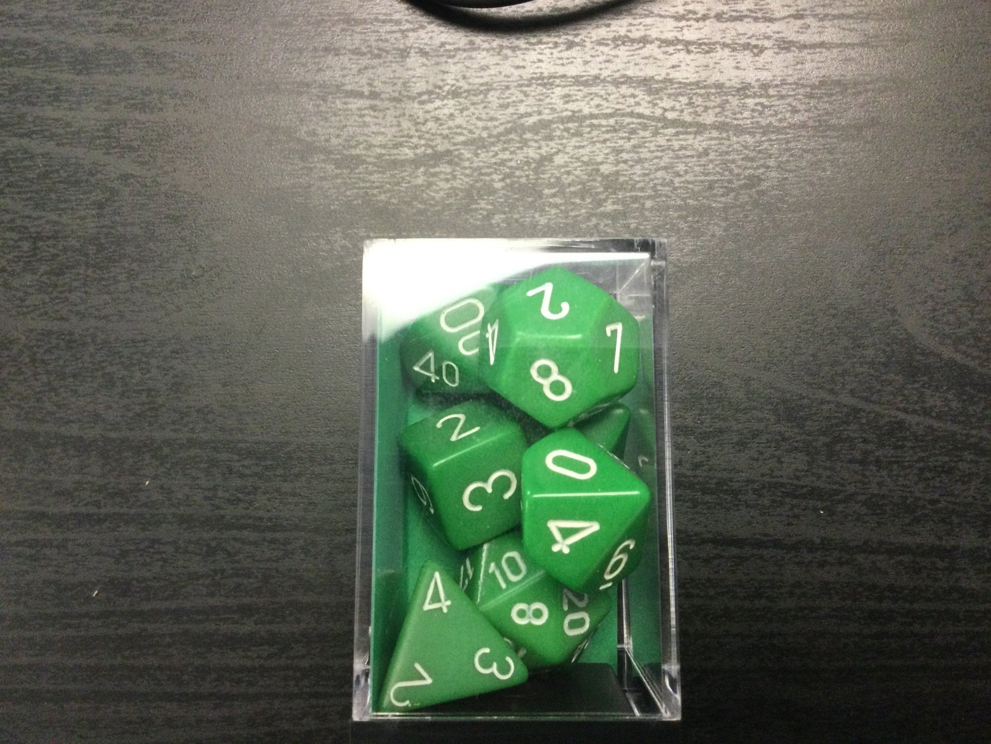 Chessex Dice - green - WiredVillage Games - Chessex