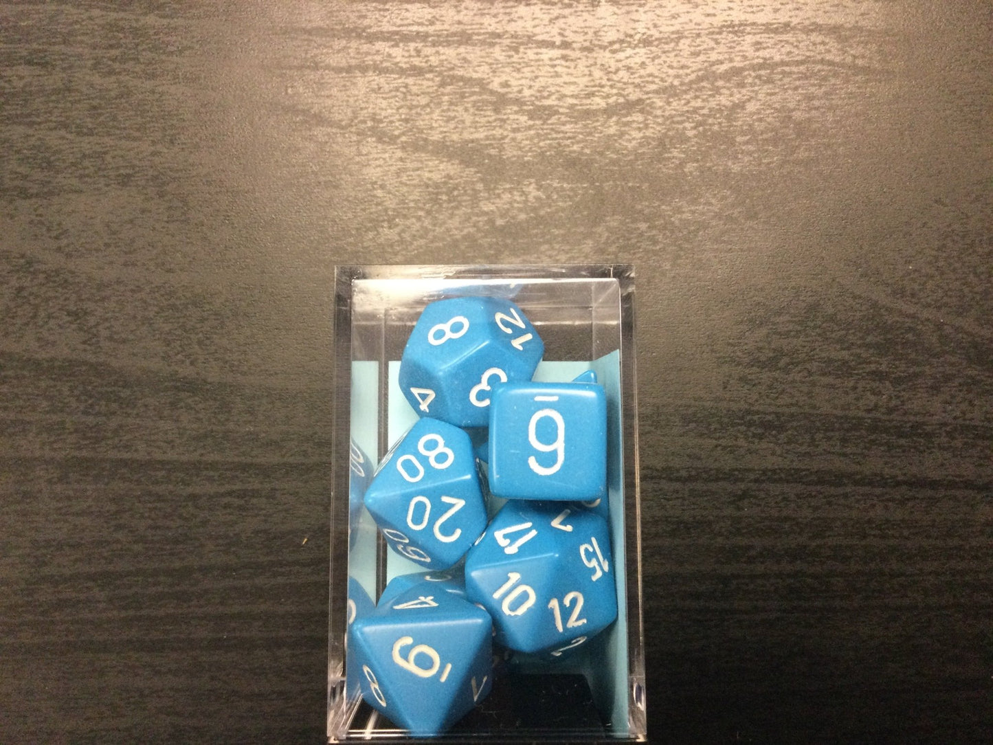 Chessex dice - light blue - WiredVillage Games - Chessex