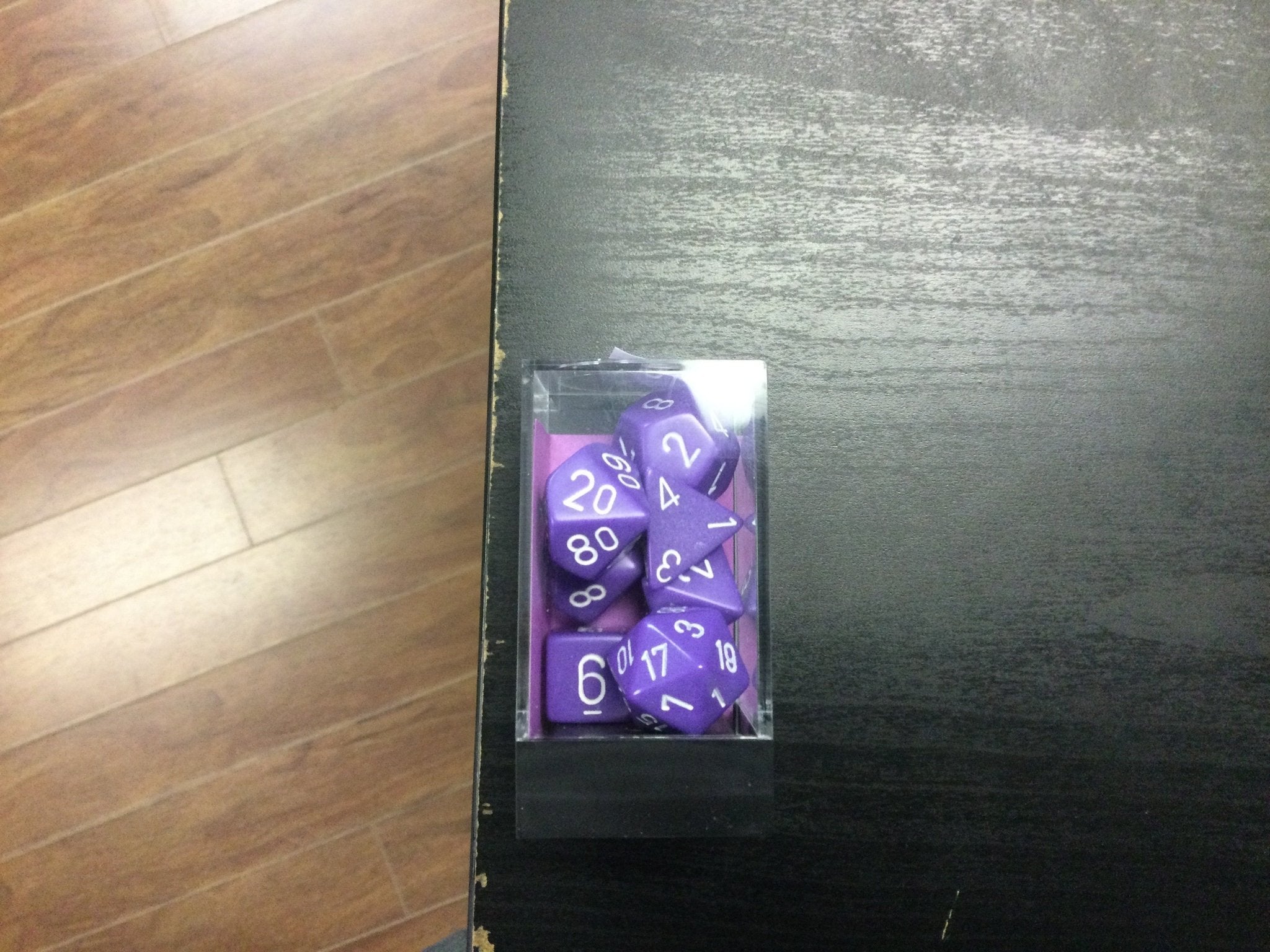 Chessex dice - purple - WiredVillage Games - Chessex