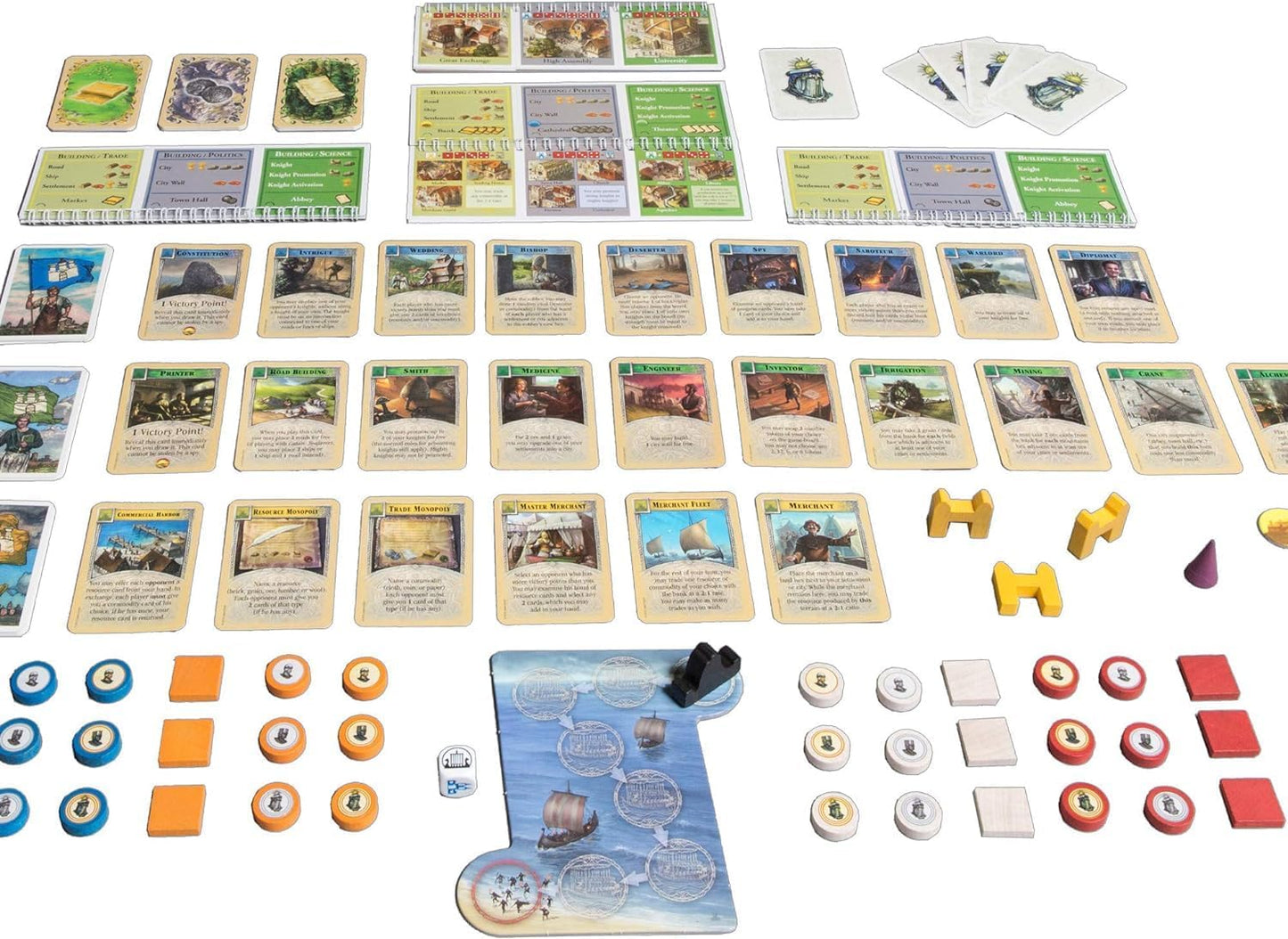 Cities & Knights 5 - 6 player expansion - WiredVillage Games - Wiredvillage Games