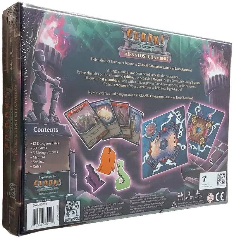 Clank Catacombs - Lairs and Lost Chambers - WiredVillage Games - Dire Wolf