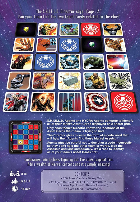 Codenames: Marvel Edition - WiredVillage Games - Czech Games Edition