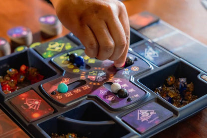 Crafting the Cosmos - Cosmic Engine - Building Strategy Game - Brand New - WiredVillage Games - Office Dog