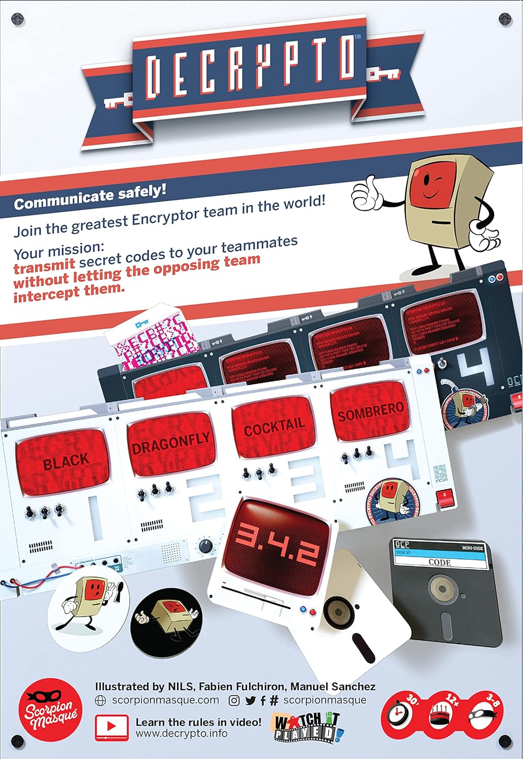 Decrypto - WiredVillage Games - Scorpion Masque