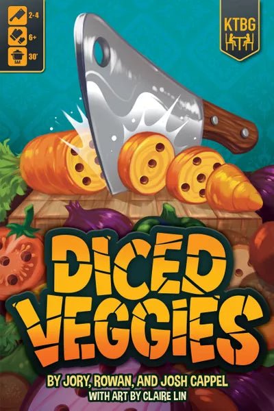 Diced veggies - WiredVillage Games - Kids table board games