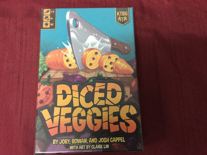 Diced veggies - WiredVillage Games - Kids table board games
