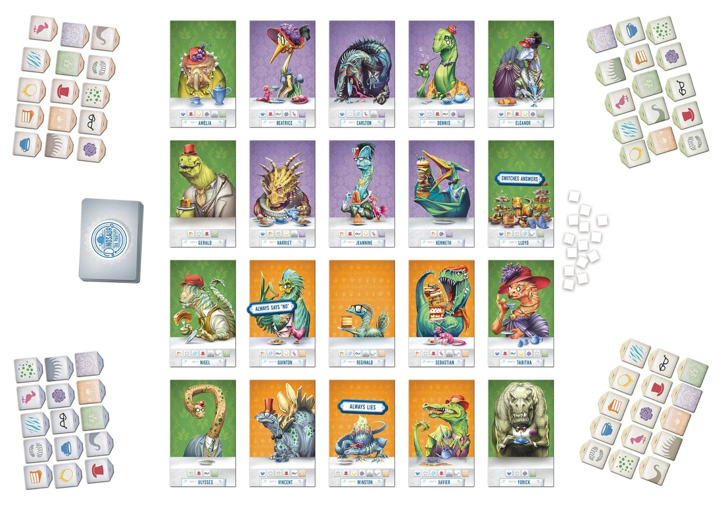 DINOSAUR TEA PARTY - WiredVillage Games - Restoration Games