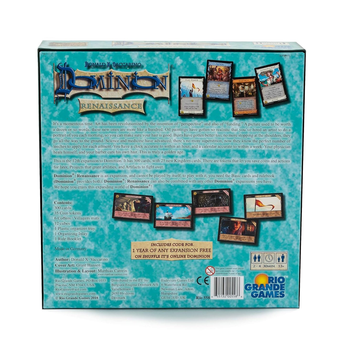 Dominion: Renaissance - WiredVillage Games - Rio Grande Games