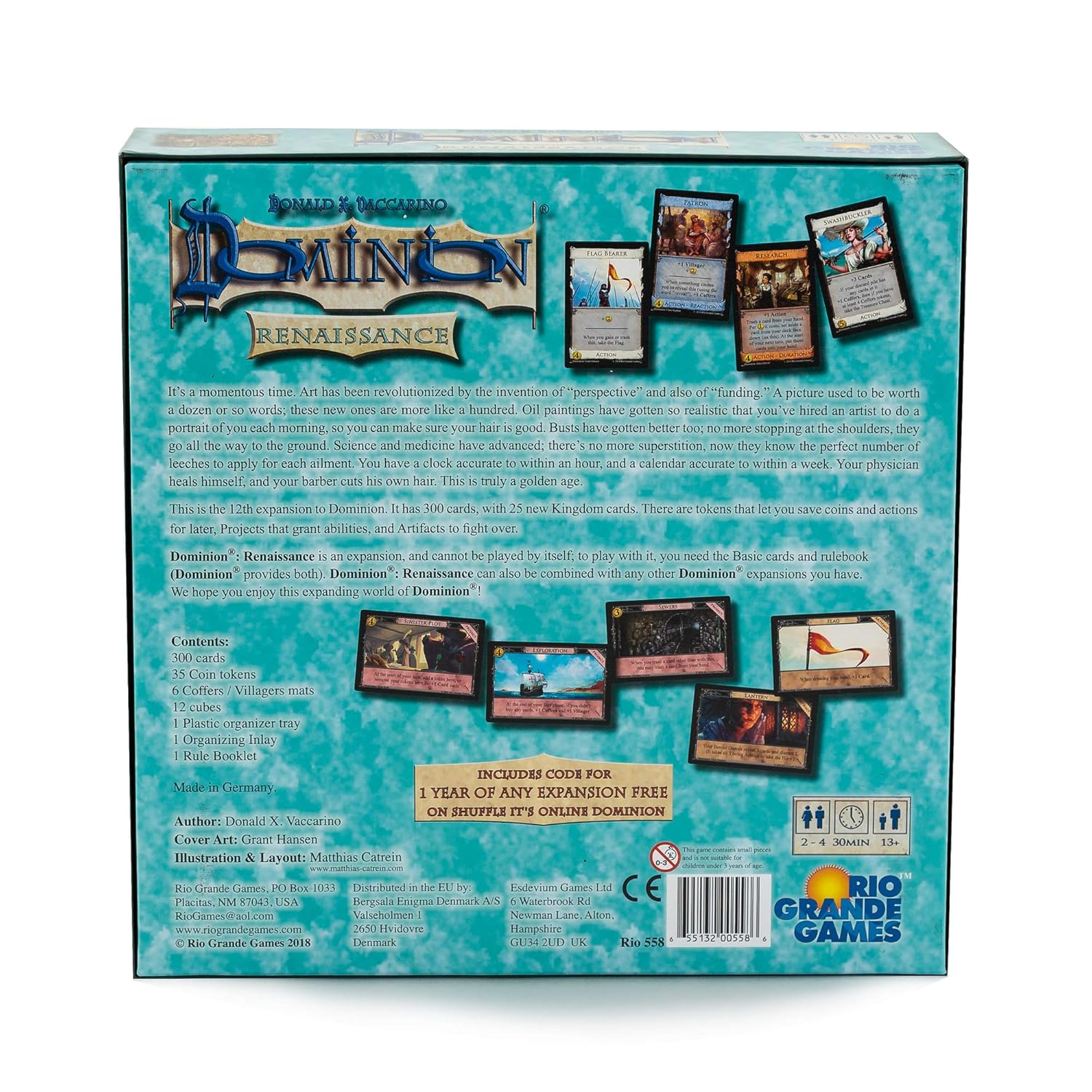 Dominion: Renaissance - WiredVillage Games - Rio Grande Games