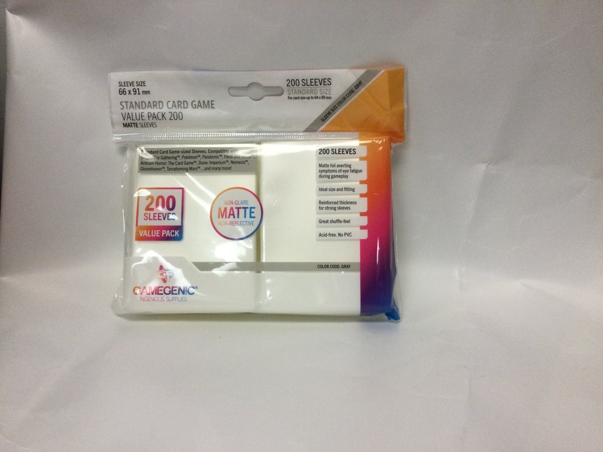 Gamegenic Matte Card Sleeves - WiredVillage Games - Gamegenic