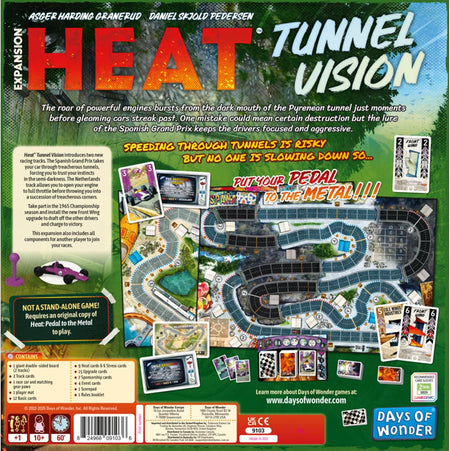 Heat: Tunnel Vision - WiredVillage Games - Days of Wonder