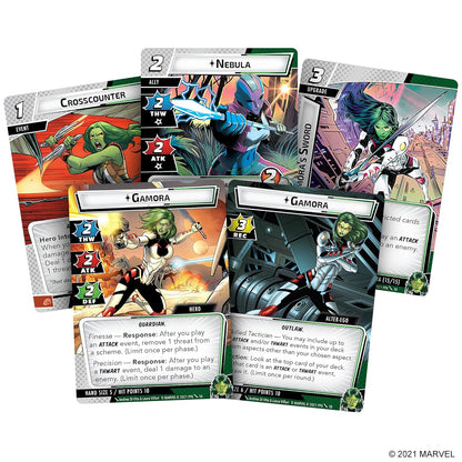Marvel Champions The Card Game Gamora Hero Pack - WiredVillage Games - Fantasy Flight Games