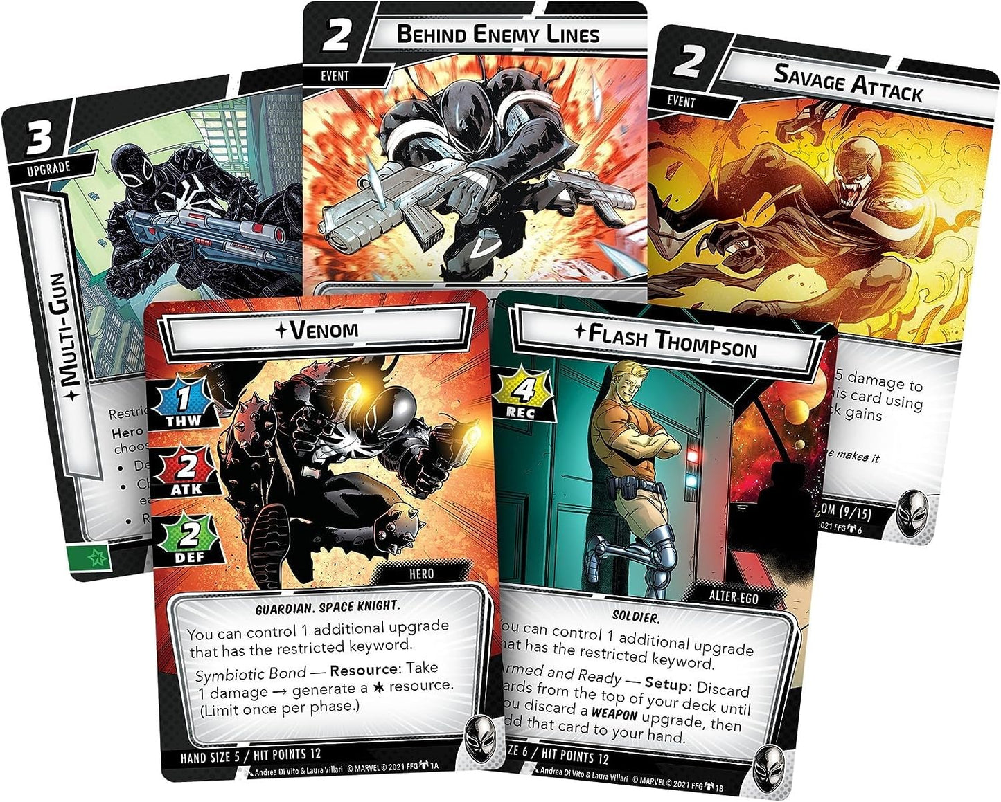 Marvel Champions The Card Game Venom HERO PACK - WiredVillage Games - Fantasy Flight Games