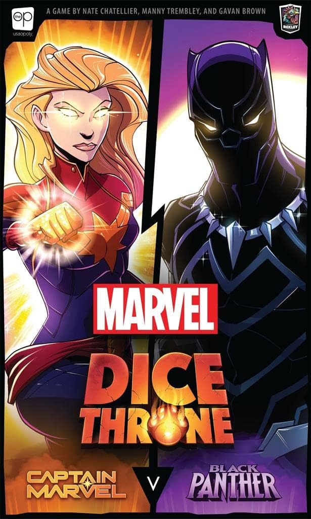 Marvel Dice Throne 2 - Hero Box #1 - Captain Marvel & Black Panther - WiredVillage Games - Roxley Games