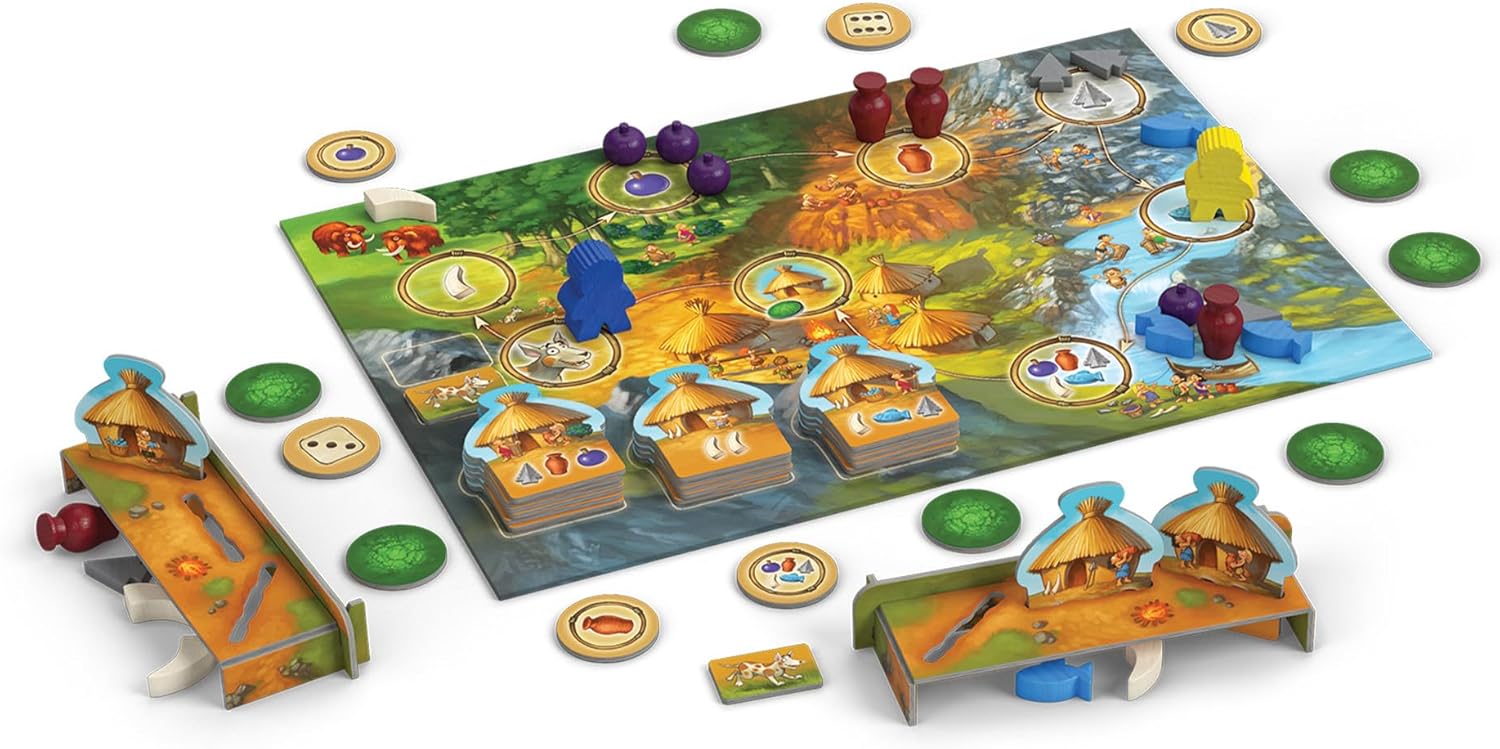 My First Stone Age Board Game - WiredVillage Games - Z - Man Games