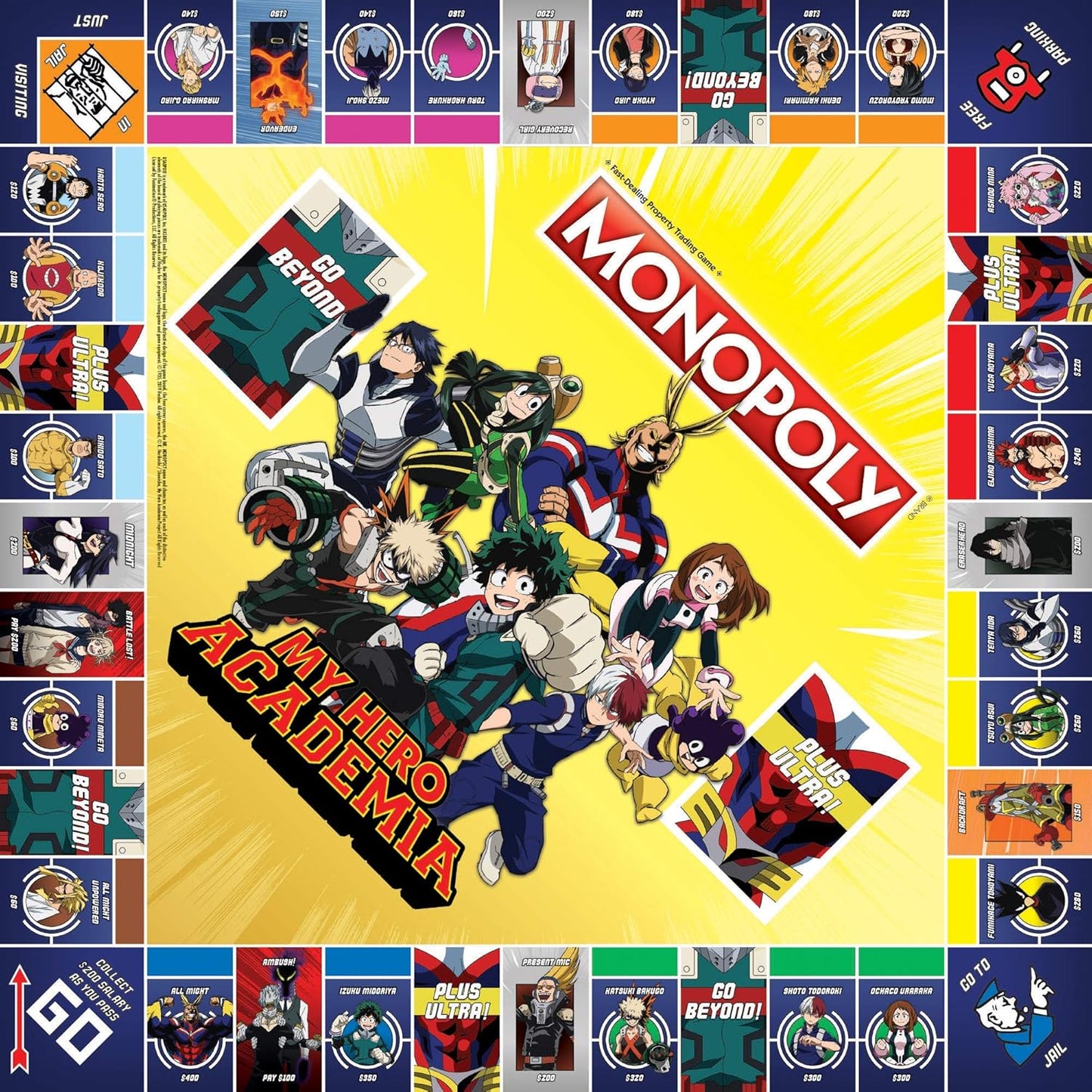 My Hero Academia Monopoly - WiredVillage Games - USAOPOLY
