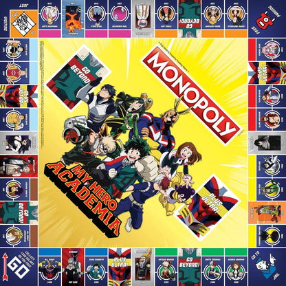 My Hero Academia Monopoly - WiredVillage Games - USAOPOLY