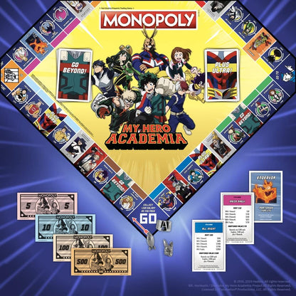 My Hero Academia Monopoly - WiredVillage Games - USAOPOLY