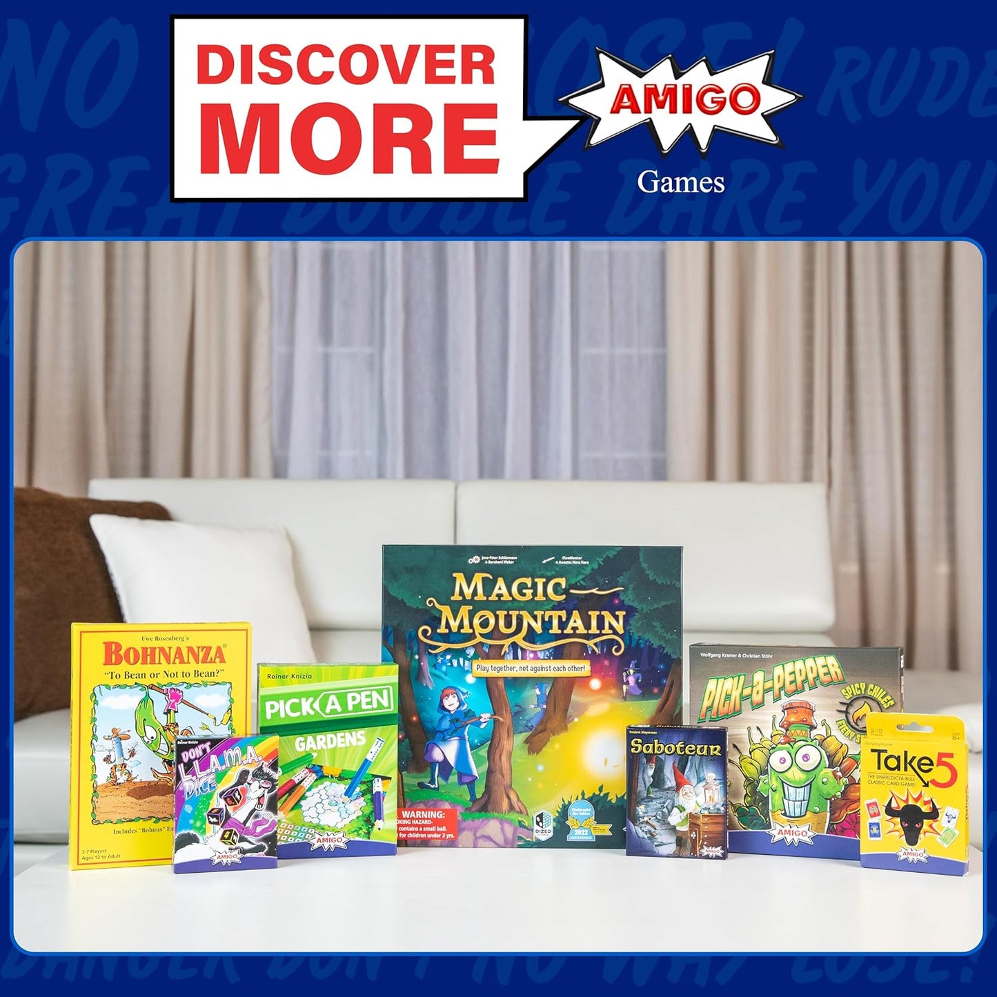 No Thanks! Card Game - WiredVillage Games - AMIGO