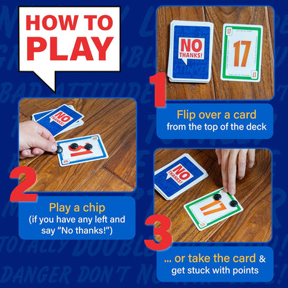 No Thanks! Card Game - WiredVillage Games - AMIGO