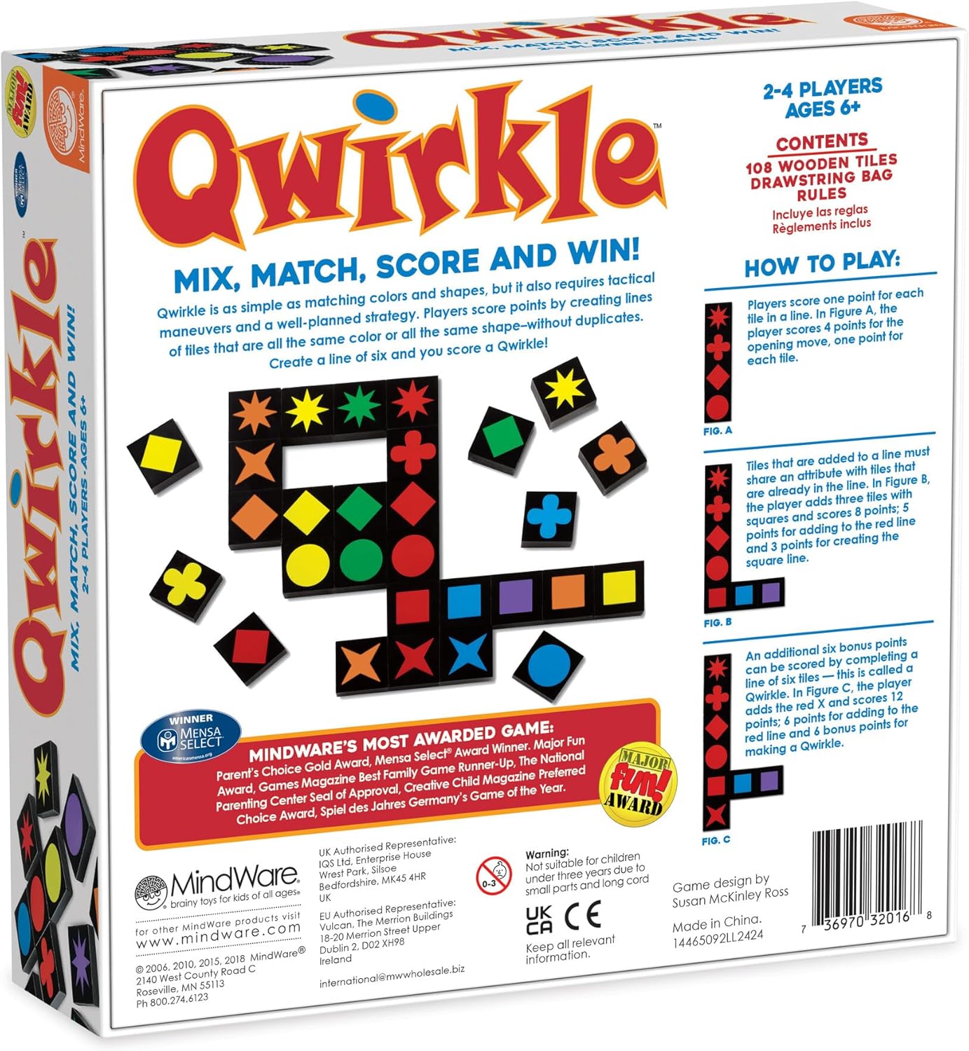 Qwirkle - WiredVillage Games - Mindware