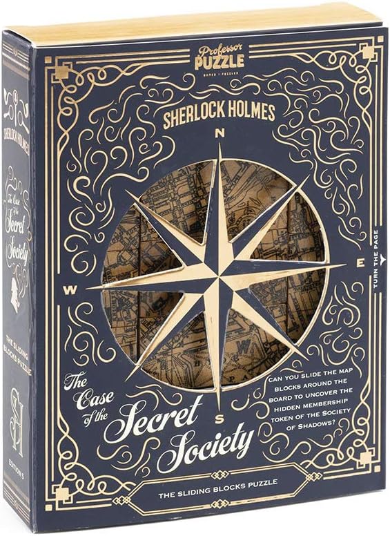 Sherlock Holmes: The Case of The Secret Society - WiredVillage Games - Professor Puzzle USA, Inc