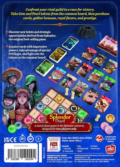 SPLENDOR - DUEL - WiredVillage Games - Space Cowboys