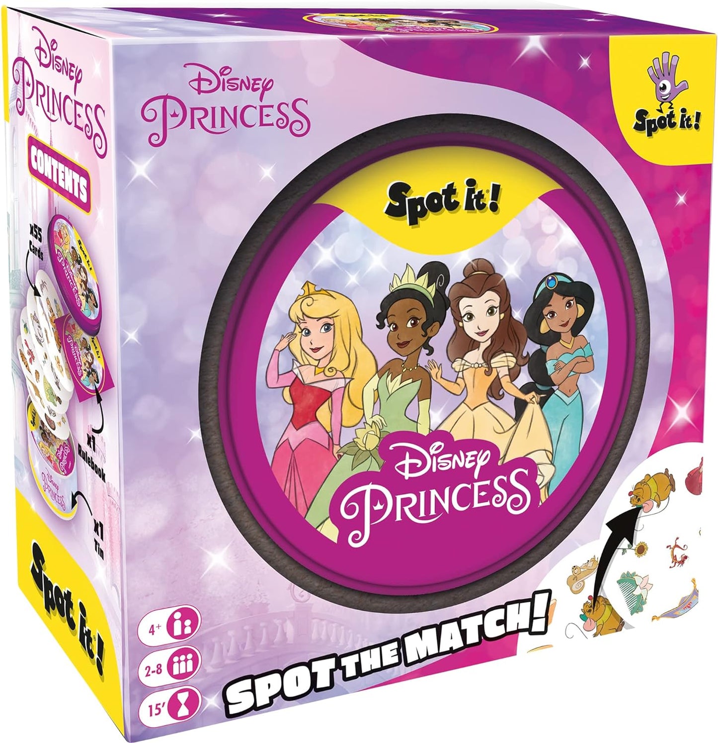 SPOT IT! / DOBBLE - DISNEY PRINCESS - WiredVillage Games - Wiredvillage Games