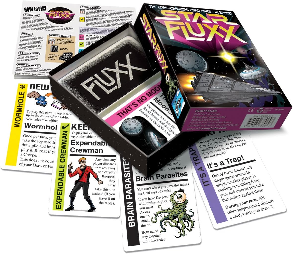 Star Fluxx - WiredVillage Games - looney Labs
