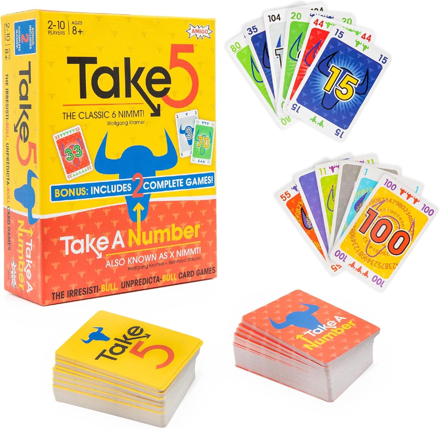 Take 5 / Take A Number Combo Pack - WiredVillage Games - AMIGO