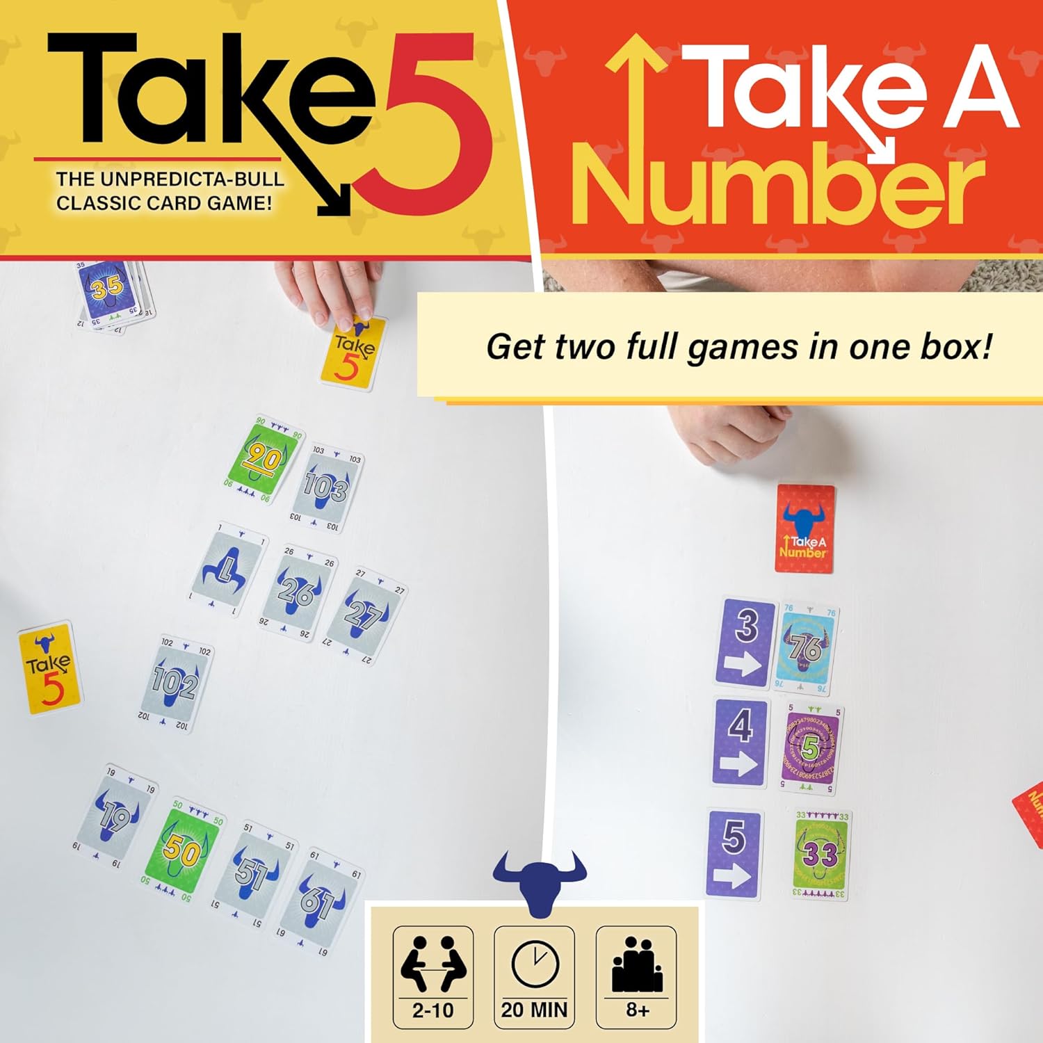 Take 5 / Take A Number Combo Pack - WiredVillage Games - AMIGO