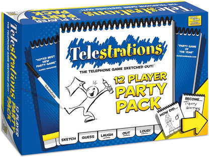 Telestrations 12 Player - Party Pack - WiredVillage Games - The Op