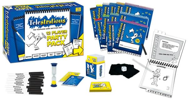 Telestrations 12 Player - Party Pack - WiredVillage Games - The Op