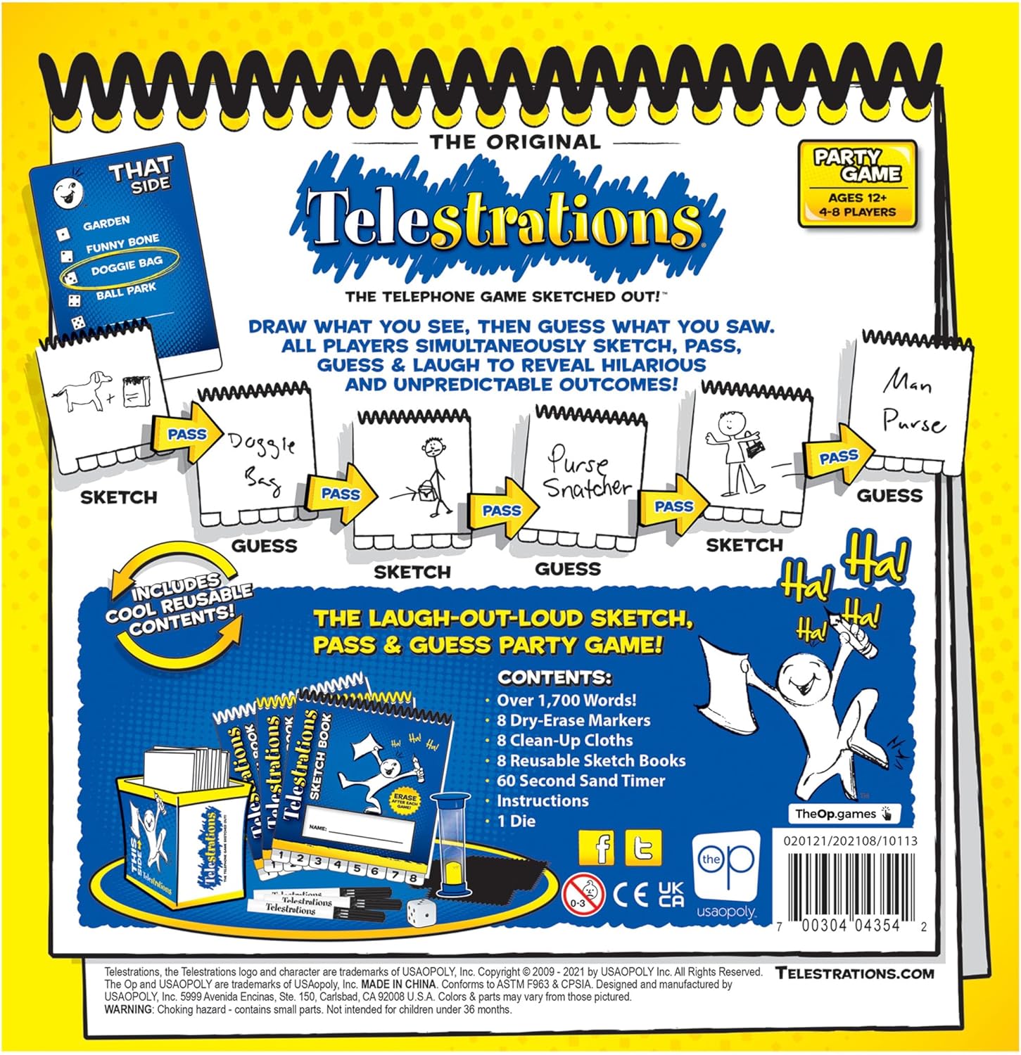 Telestrations 8 Player - The Original - WiredVillage Games - The Op