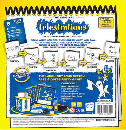 Telestrations 8 Player - The Original - WiredVillage Games - The Op