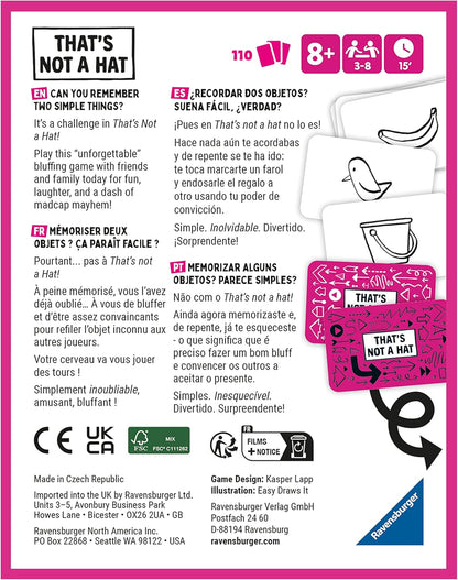 That's Not A Hat - WiredVillage Games - El Dragón Azul