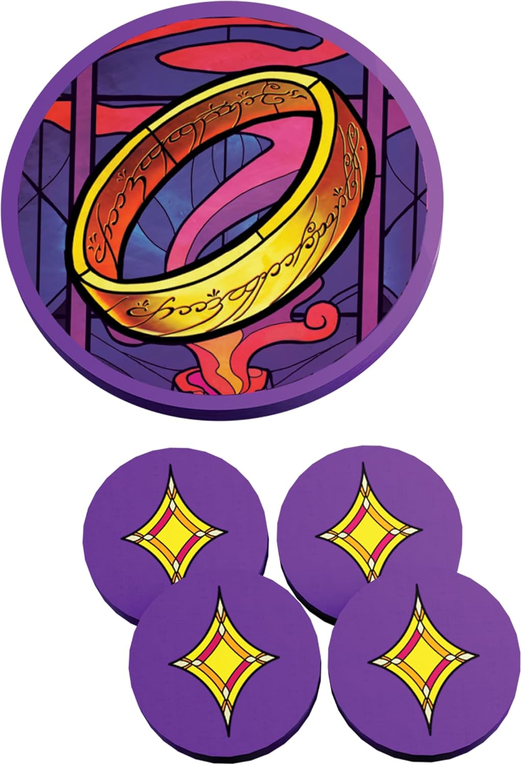 The Lord of The Rings The Fellowship of The Ring Trick - Taking Game - WiredVillage Games - Office Dog