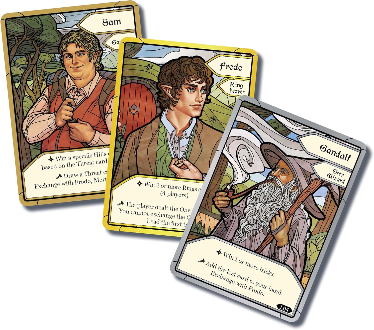 The Lord of The Rings The Fellowship of The Ring Trick - Taking Game - WiredVillage Games - Office Dog