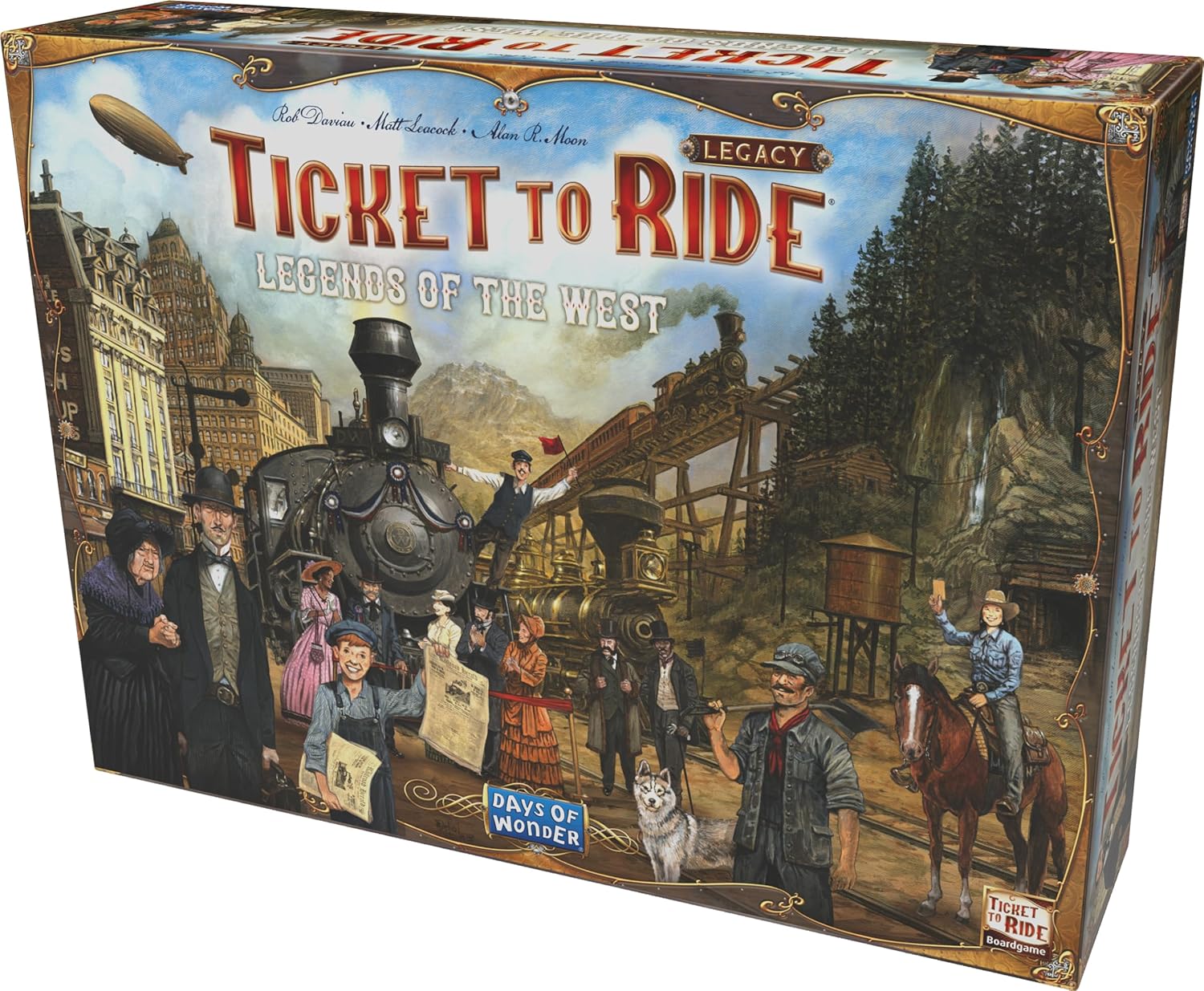 Ticket to Ride Legends Of The West - WiredVillage Games - Days of Wonder