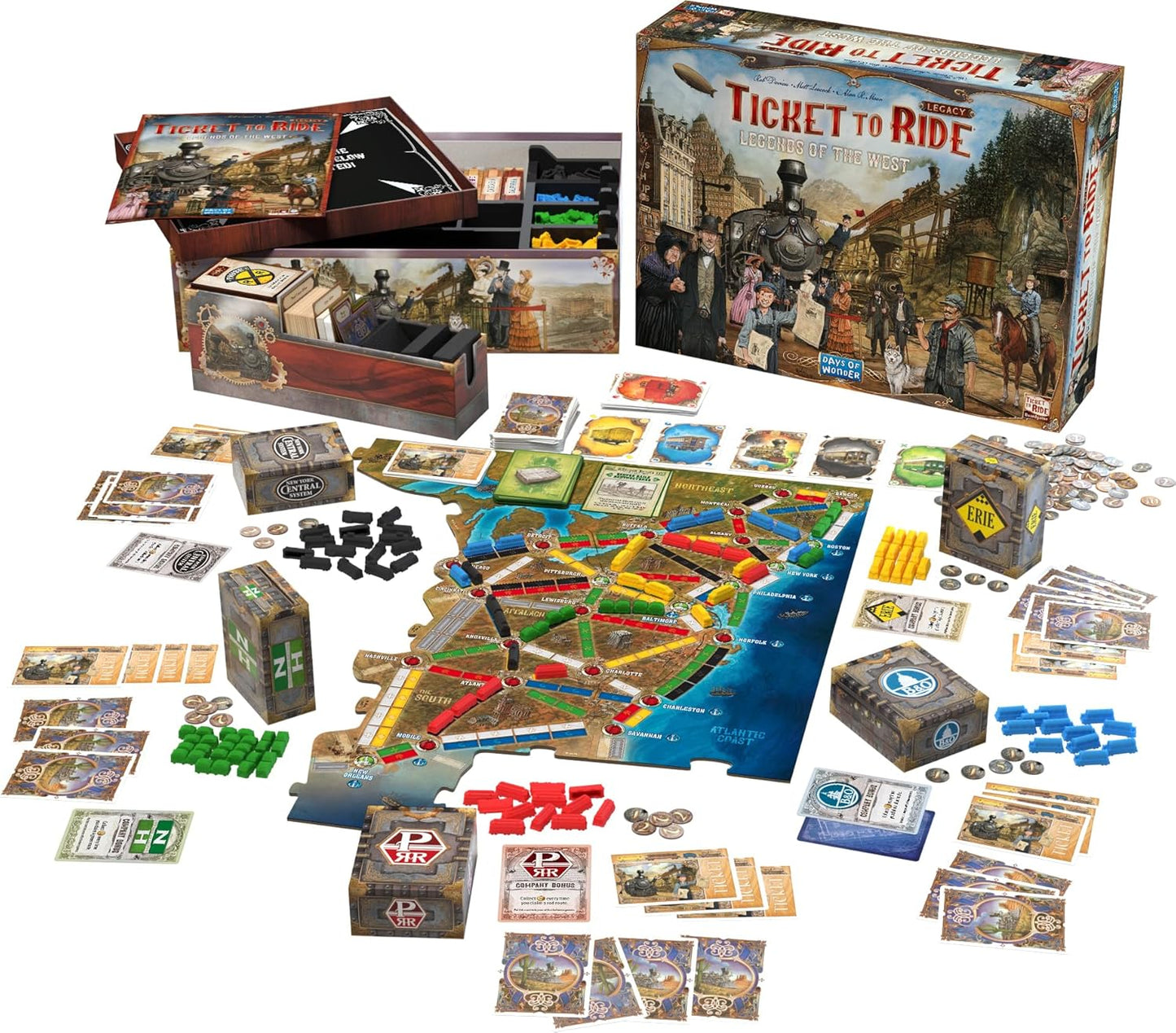 Ticket to Ride Legends Of The West - WiredVillage Games - Days of Wonder