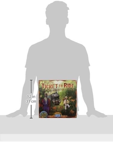 TICKET TO RIDE: MAP #3 - AFRICA - WiredVillage Games - Days of Wonder