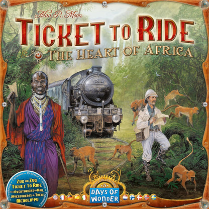 TICKET TO RIDE: MAP #3 - AFRICA - WiredVillage Games - Days of Wonder