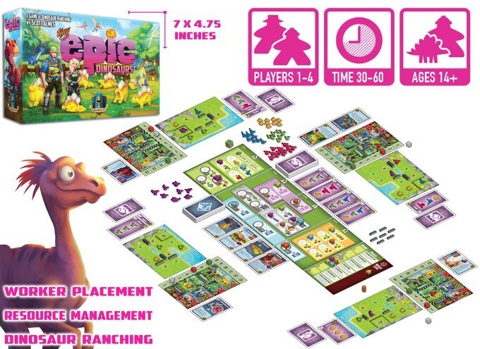 Tiny Epic Dinosaurs - WiredVillage Games - Gamelyn Games